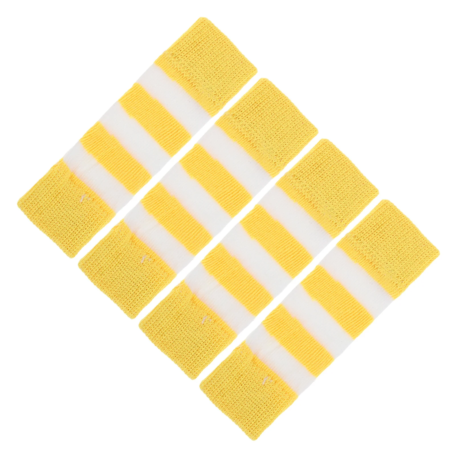 

4 pcs Pet Leg Sleeves For Dogs Knitted Dog Elbow Protector Padded Breathable Joint Support Socks Front Back Leg Protection Small