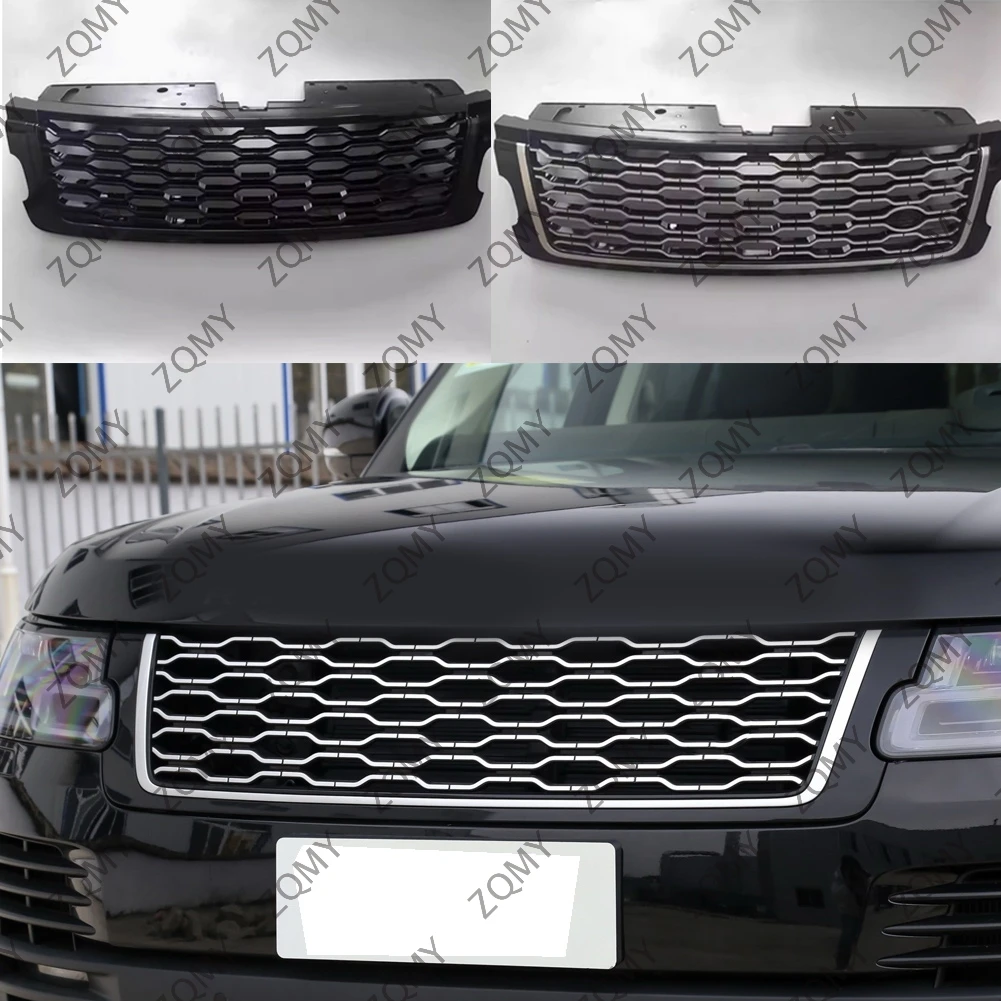 Car Front Bumper ABS Grille Grill For Land Rover Range Rover Vogue 2018 2019 2020 2021 2022 LR098084 LR098080 LR098082