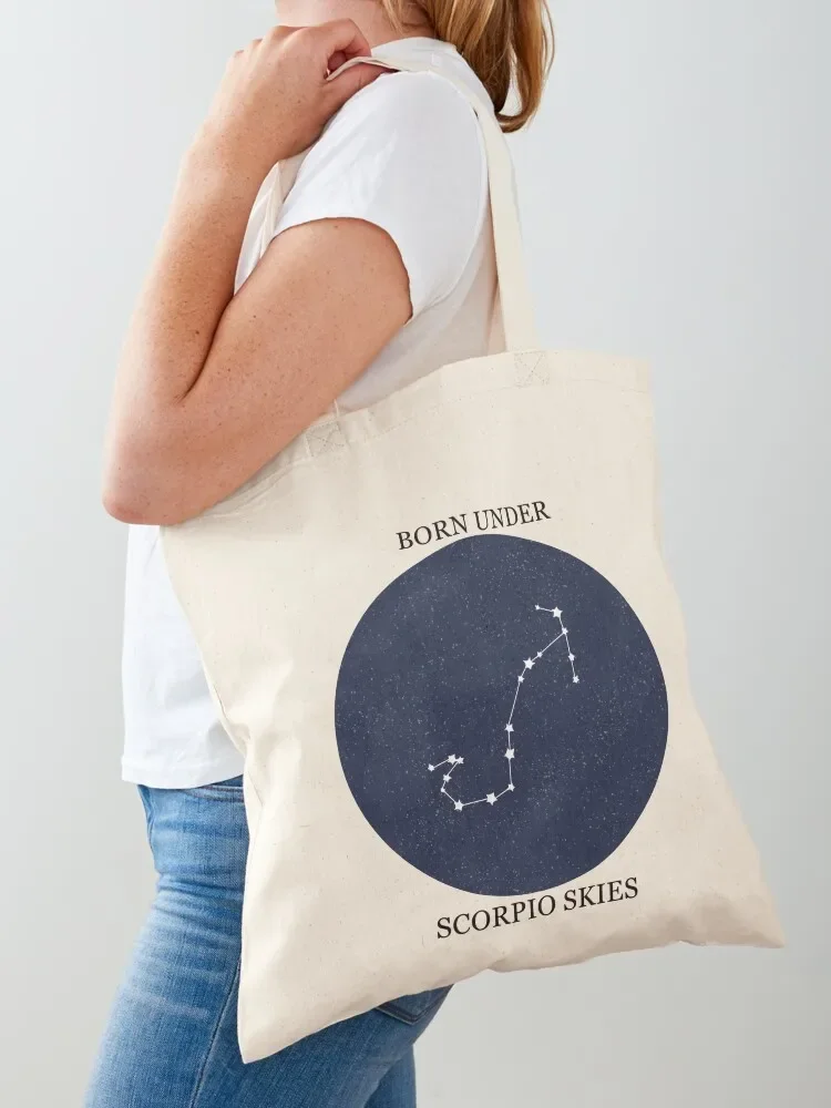 

Phoebe Bridgers 'born under scorpio skies' Tote Bag Lady bag Women's bag cloth woman shopping