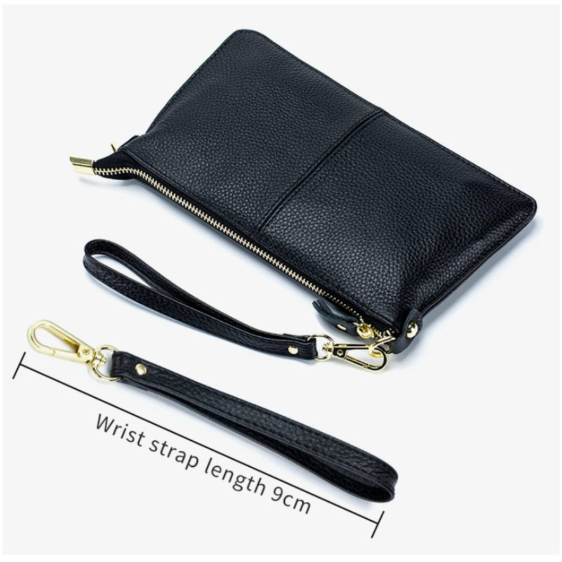 Genuine Leather Trend Shoulder Clutch Bag Women Cowhide Luxury Crossbody Designer Tote Handbag Girl Lipstick Key Phone Pouch