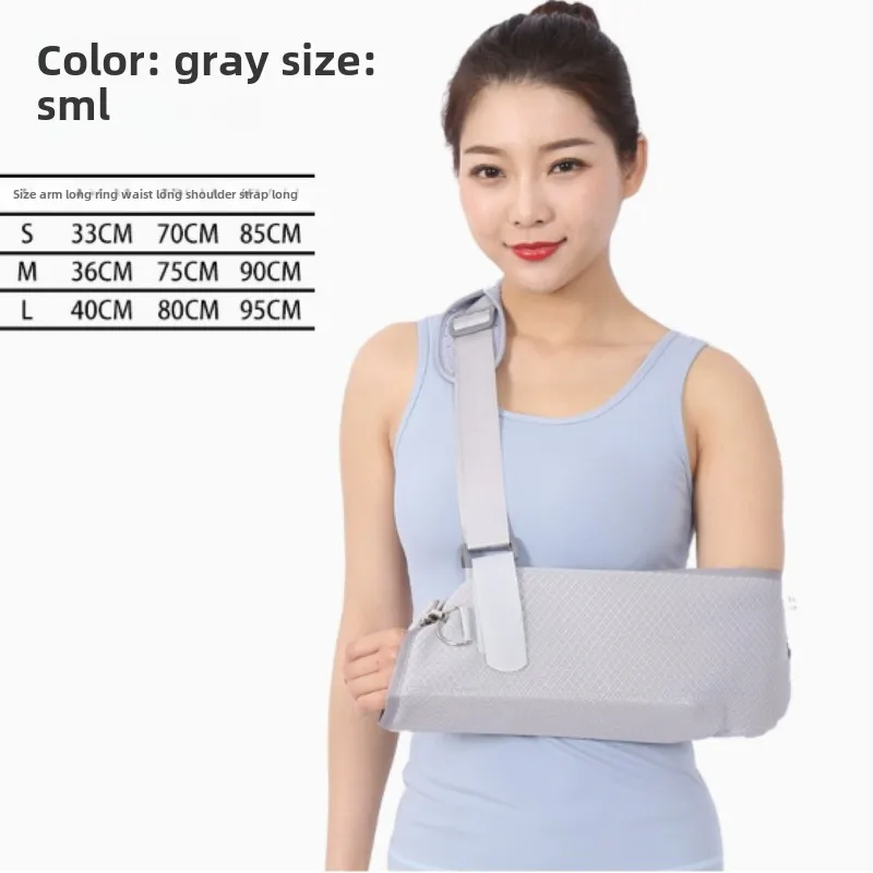 Forearm Sling Shoulder Neck Wrist Brace Mesh Breathable Arm Sling Arm Fracture Recovery Strap