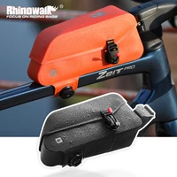 Rhinowalk-Bolsa de tubo superior para bicicleta, sistema de cierre de Dial y solapa magnética, resistente al agua, para ciclismo de montaña, carretera, grava