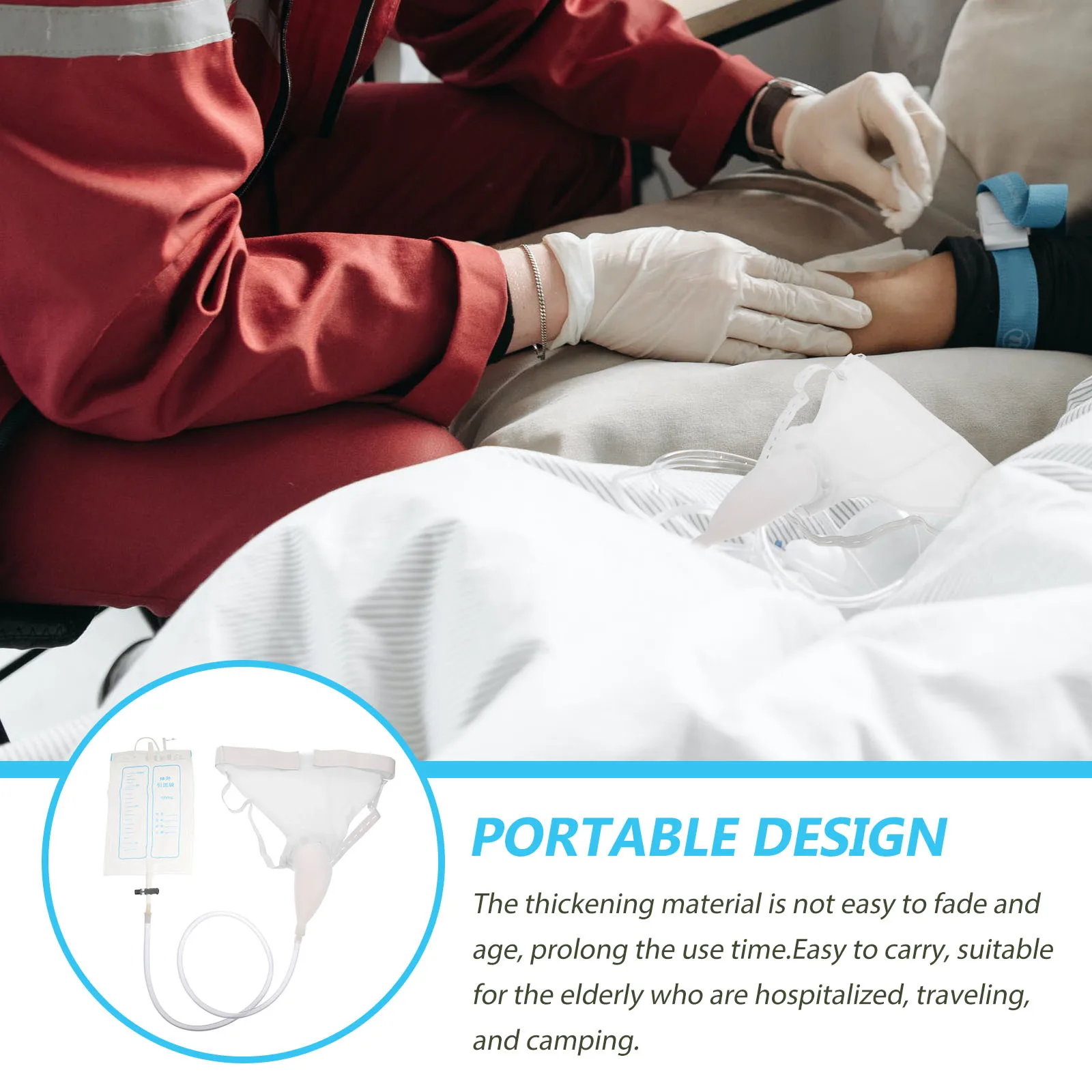 

1Set Practical Male Urinal Large Capacity Urine Barrel Thickened Durable Urinal Bottle Portable for Hospital Travel Camping