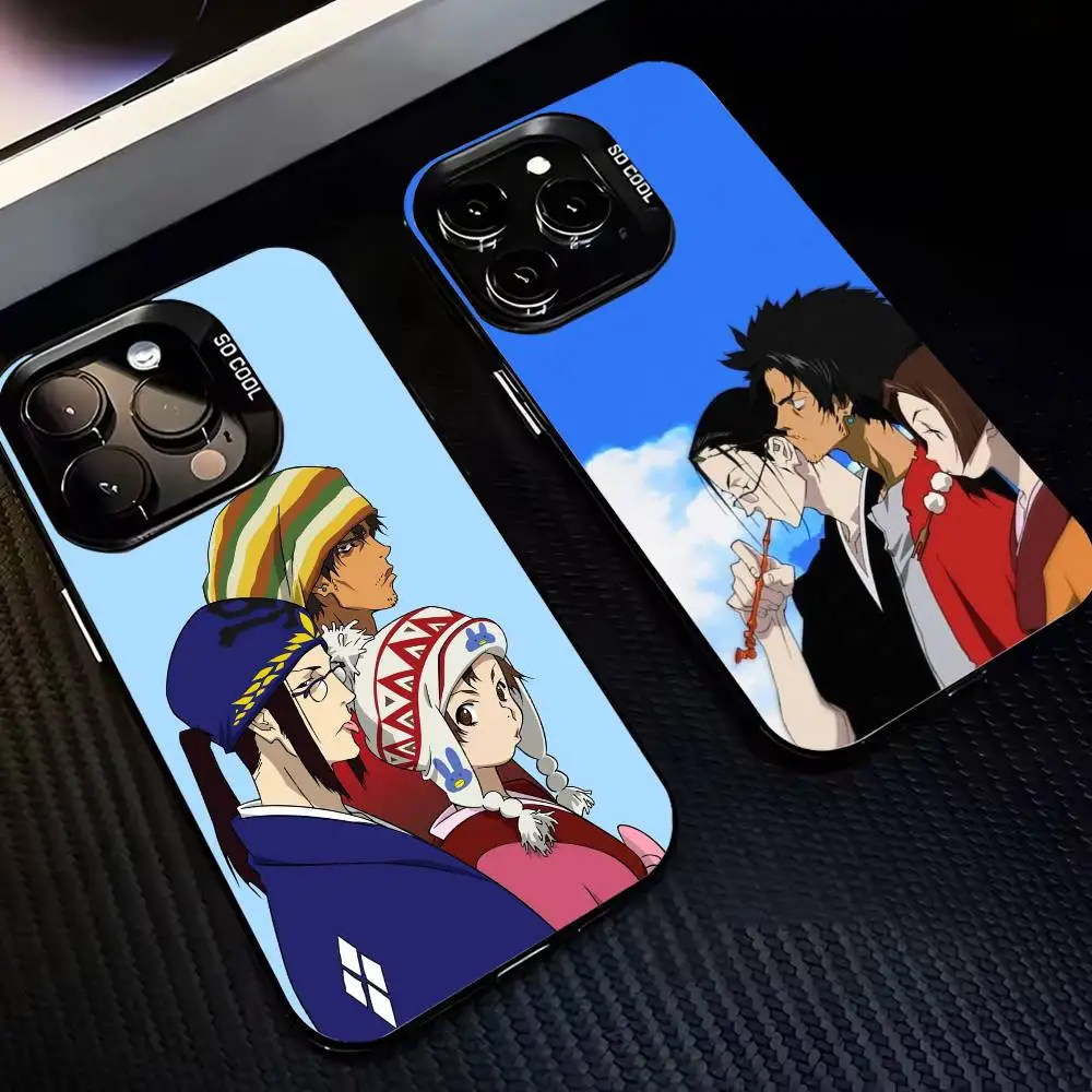 

S-Samurais SC C-Champloo-es Phone Case For iPhone 17,16,15,14,13,12,11 Plus,Pro Max,XS,Colored Silver Plated Inside Cover