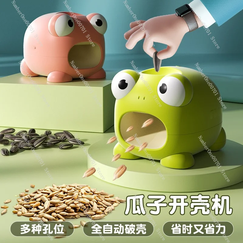 Electric Sunflower Seed Sheller, Automatic Melon Seed Peeler for Home, Kitchen Nut Opener, Lazy Shelling Machine