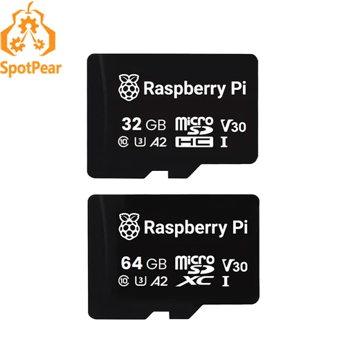 Imagen 1 del producto Tarjeta SD TF Original Oficial Raspberry Pi 32GB/64GB