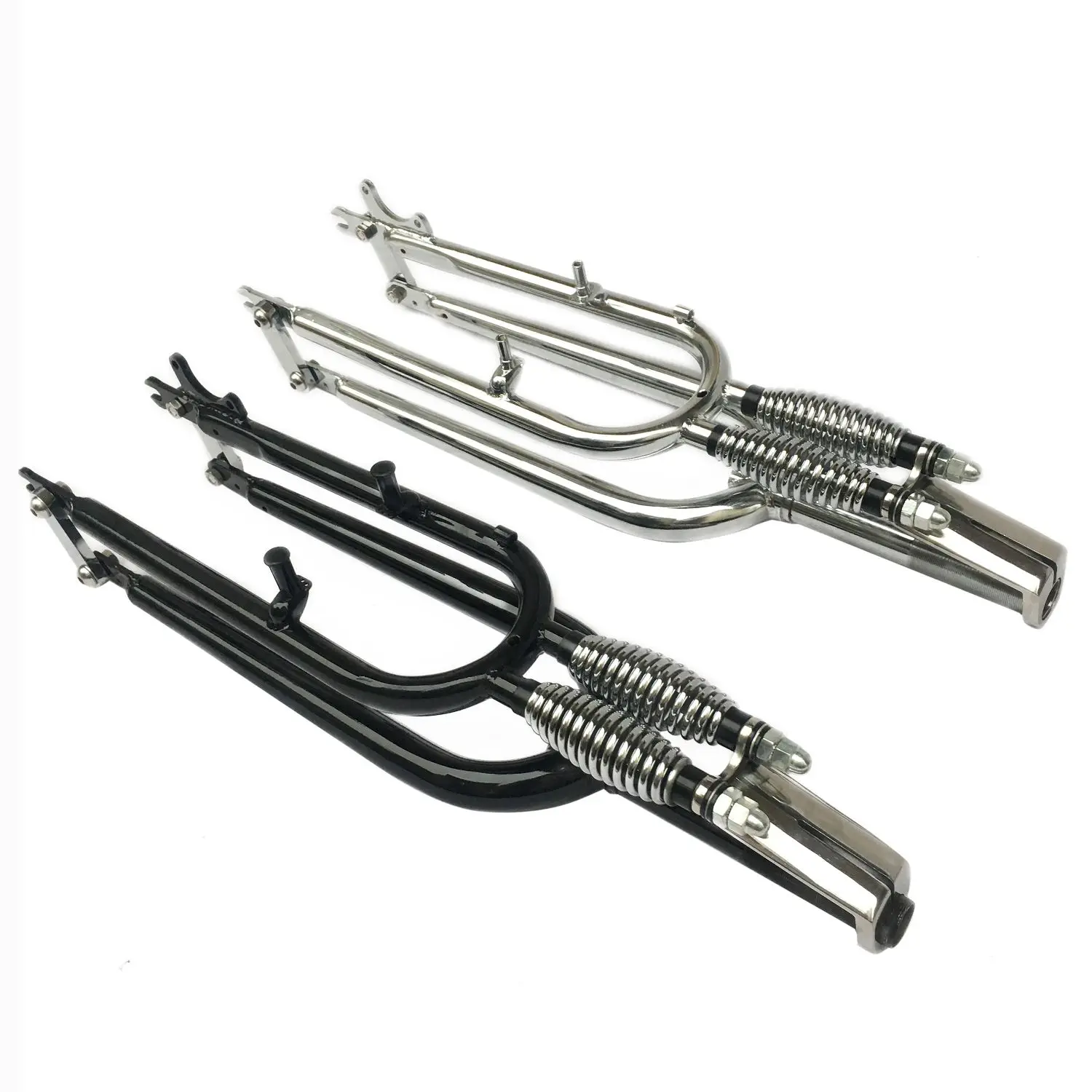 20/24/26/29 Inch Bicycle Front Fork, Low Rider Dual Spring Retro Disc Brake Accessories