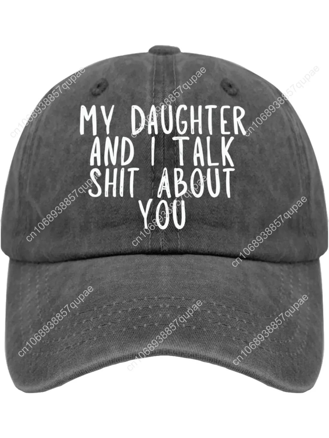 

My Daughter and I Talk Sh-t About You Baseball Hats Caps for Women Tennis Caps Light Weight Visor Hat
