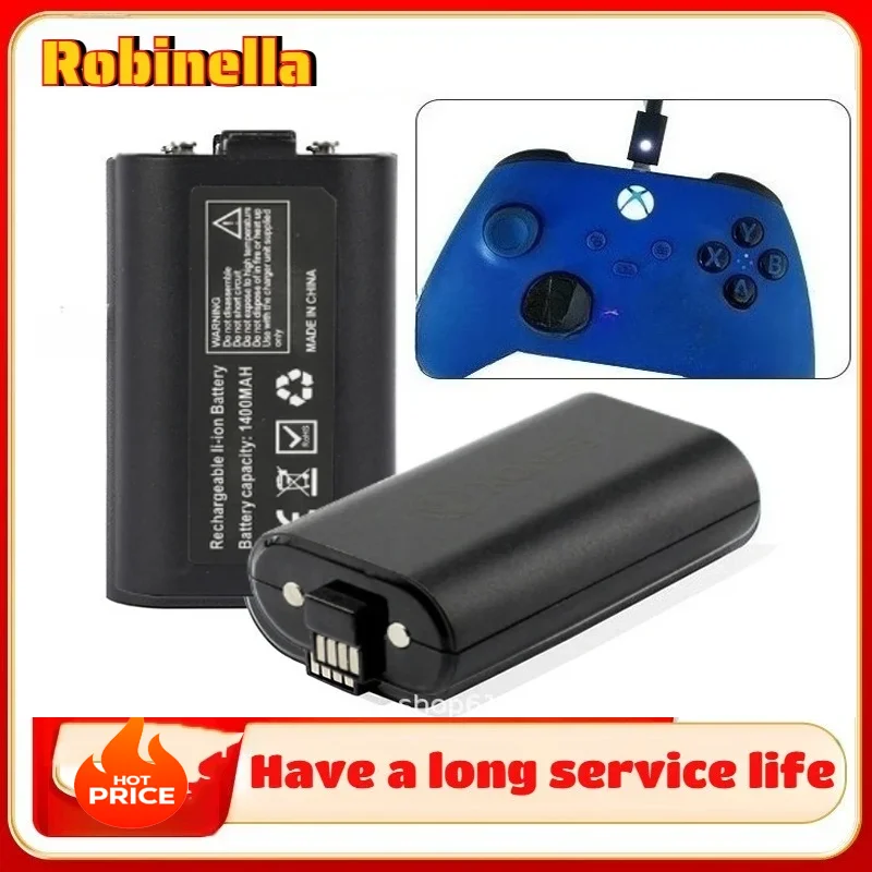 

Rechargeable Controller Battery for Xbox Series X S Xbox One S X Controller Built in Handle Replacement Batteries