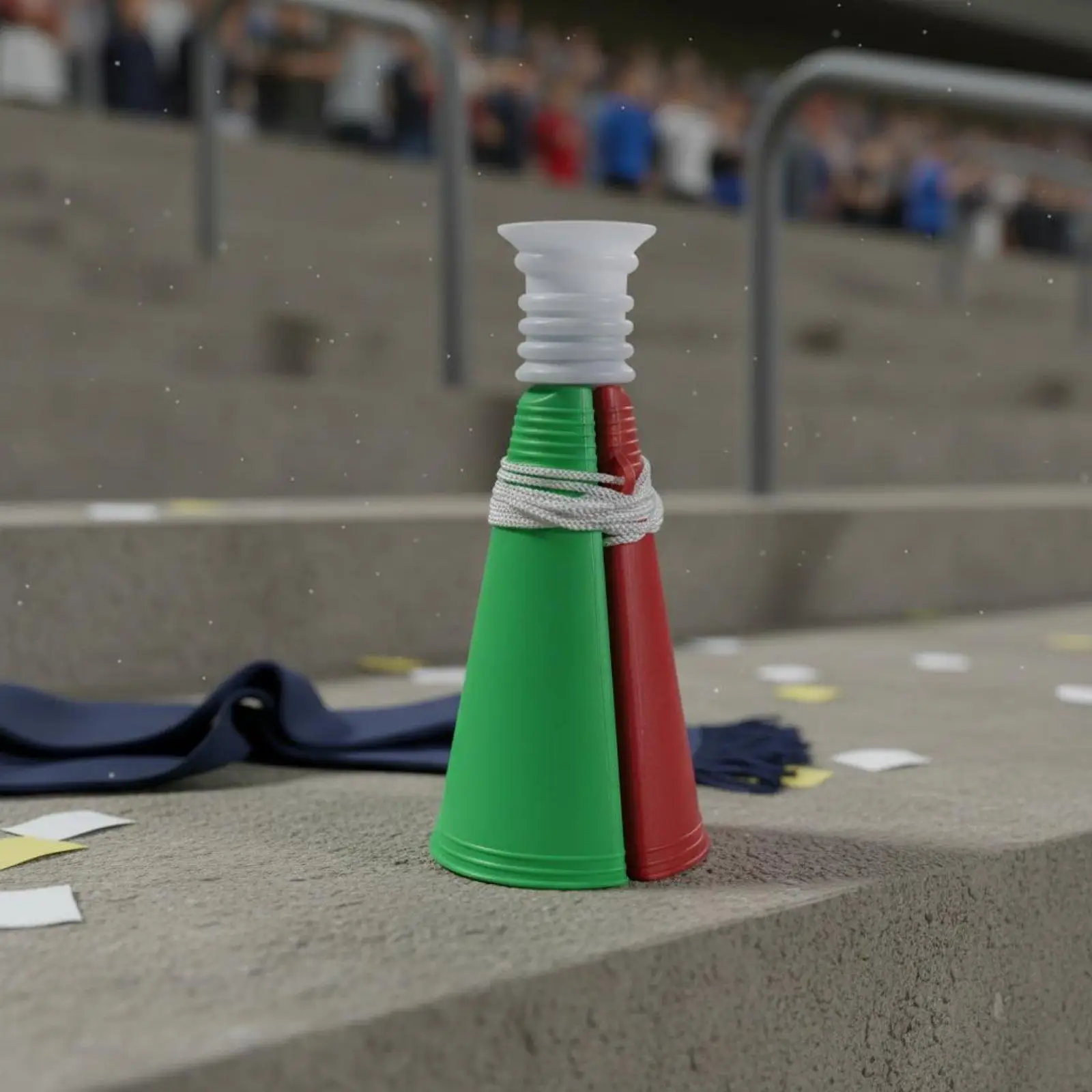 Soplador para Fanáticos del Fútbol, Sonido Fuerte, Generador de Ruido para Estadios, Fácil de Transportar para Grupos de Animación