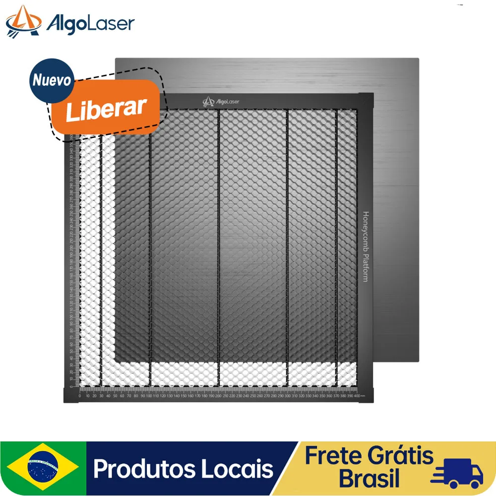 AlgoLaser Gravador a laser Mesa de trabalho em favo de mel para todas as marcas Diodo CO2 Máquina de corte a laser 400x4 0/350x350mm