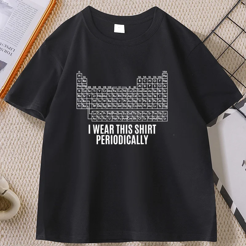 Dr Grace's Periodic Table T-Shirt Project Hail Mary Tshirt Funny Amaze Cotton Short Sleeve T Shirt Round Neck Printed Tshirts