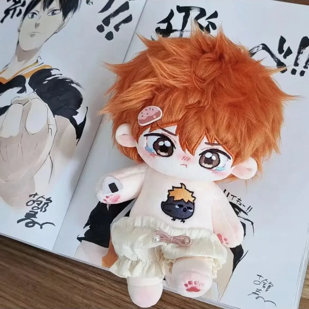 ตุ๊กตาอะนิเมะเรื่อง Hinata shoyocotton ขนาด20ซม., ตุ๊กตาอนิเมะ haikyuu mainan wayang แต่งตัวน่ารักสำหรับเด็กและผู้ใหญ่ของขวัญสำหรับสะสม