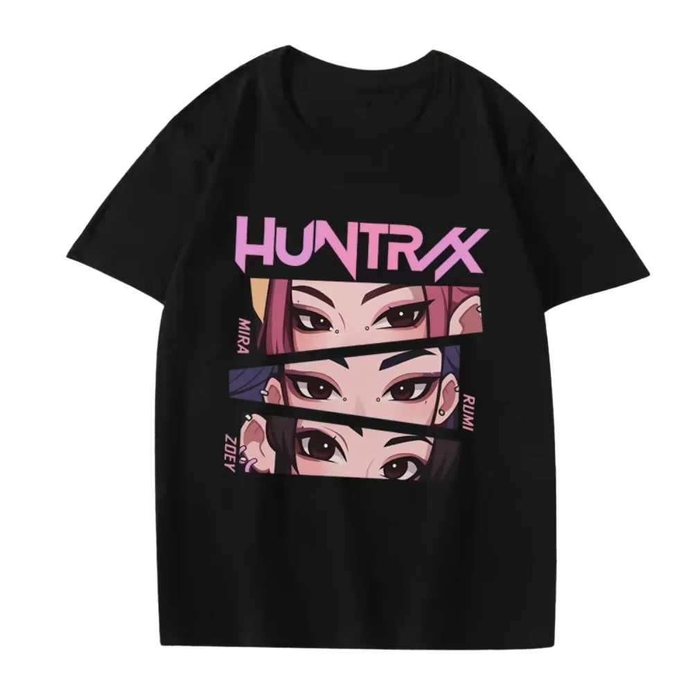 

Kpop Demon Hunter Graphic T-Shirt 2025 Men's and Women's Super Cotton Anime Streetwear Summer Print Unisex Summer T-Shirt