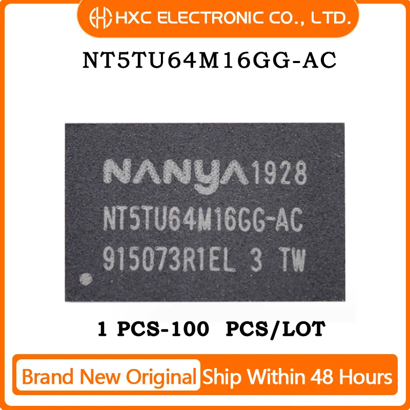 Free Shipping 1PCS/10PCS/50PCS/100PCS NT5TU64M16GG-AC Brand New Original IC Chip