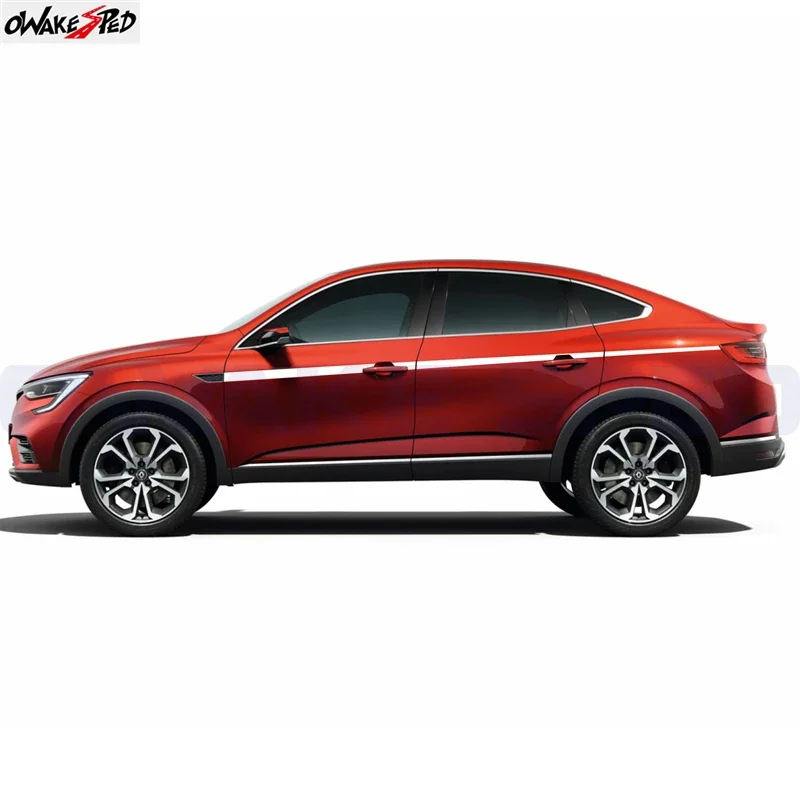 Body Waist Line Sticker Motorsport Stripe Arkana Double Side Door Deocr Vinyl Decal Custom Accessories