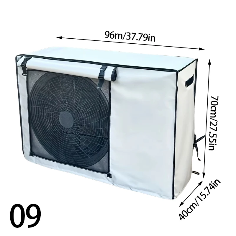 1pc Outdoor Klimaanlage Abdeckung Oxford Wasserdichte Sonnencreme Klimaanlage Haupt Einheit Schutzhülle Staub Abdeckungen Regendicht Fall