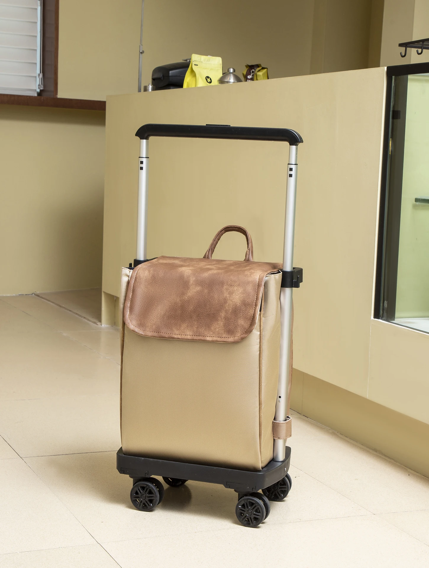 

Portable Lightweight Travel Lage Bag with Wheels Detachable Trolley Carriage for Outdoor Fitn On-The-Go