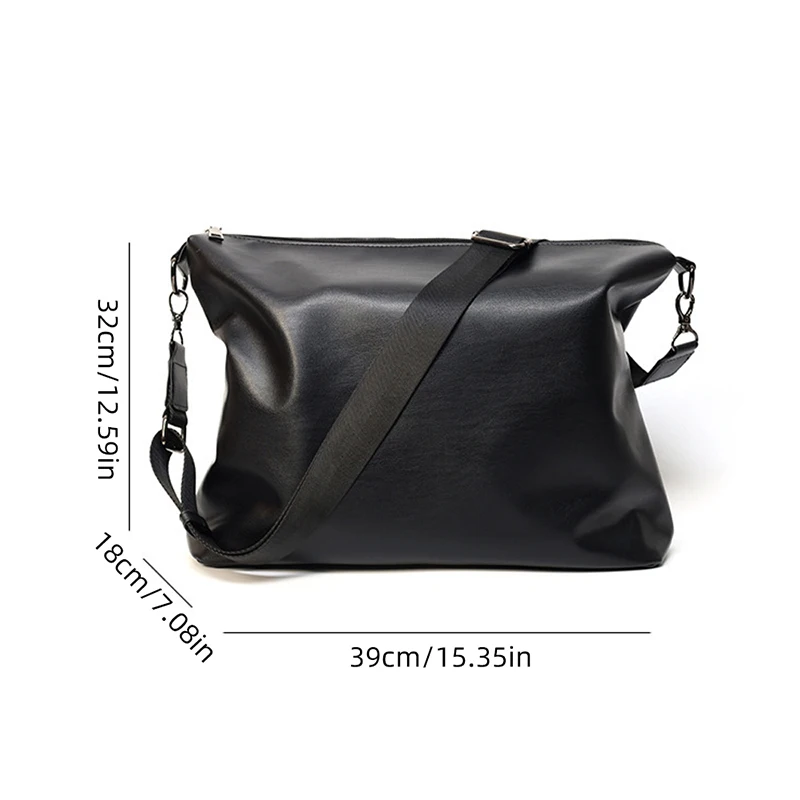 Borsa a tracolla messenger casual unisex Pochette in PU Borsa per telefono aziendale Escursionismo all'aperto Nuoto Borsa a tracolla Zaino grande per college