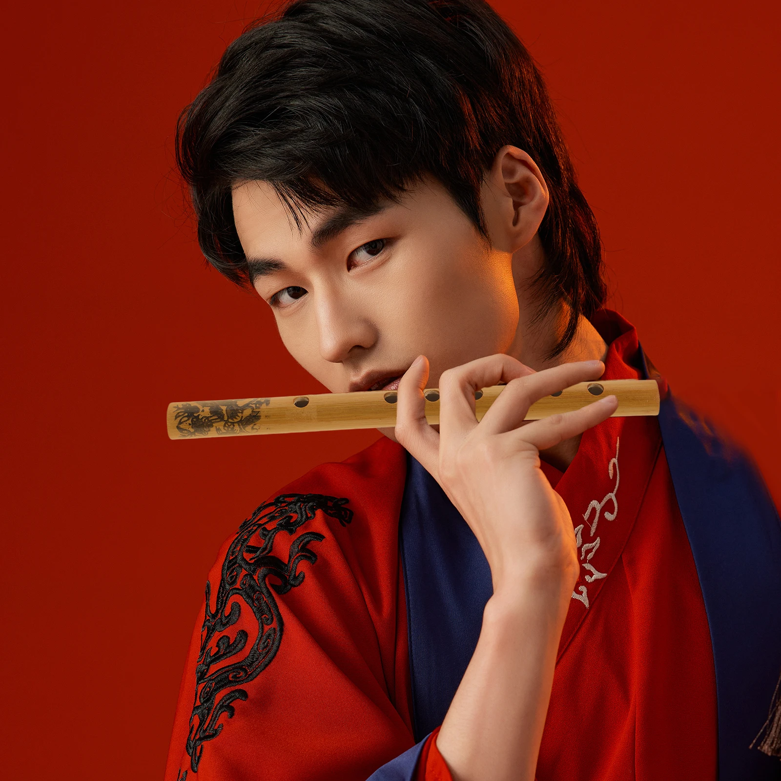 Musical Instrument Bamboo Rectangular Flute Student Clarinet Kids Chinese Instruments