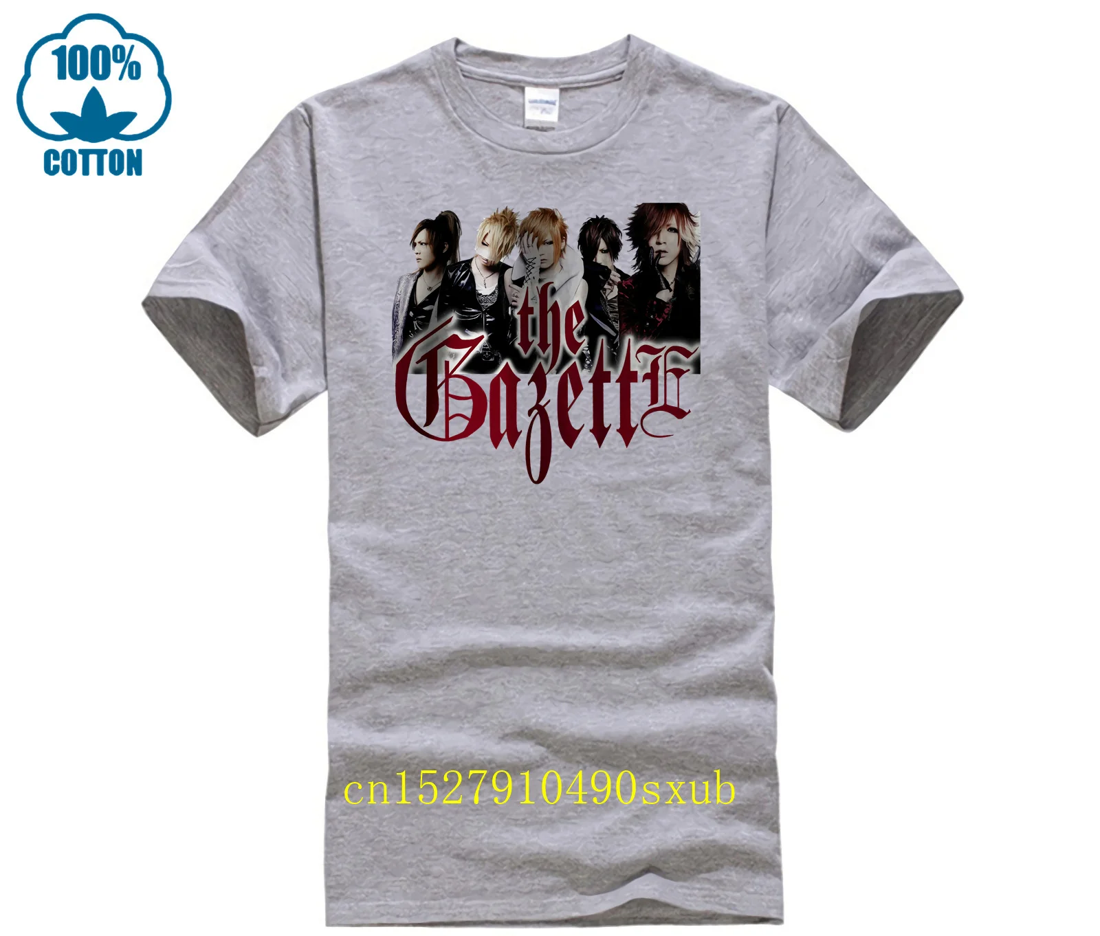 تي شيرت The Gazette، فرقة روك كي البصرية اليابانية، تي شيرت أبيض