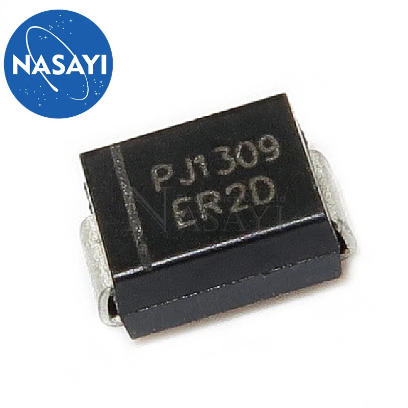 10pcs/lot ER2D 2A 200V SMB 35ns DO-214AA In stock