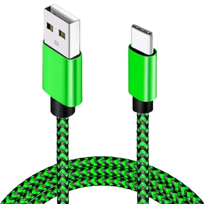 USB Typ C Kabel 2,4 A Schnelle Lade Nylon Geflochtene Draht Ladegerät Kabel Für Samsung Huawei Xiaomi Android Handy Zubehör – Detail 7