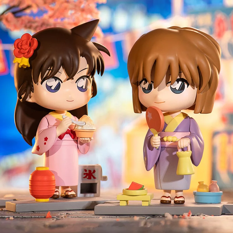 Detective Conan Blind Box Conan Edogawa Mouri Rende Haibara Ai Zomer Tuin Party Serie Mysterieus Verrassingsdoos Figuur Speelgoed