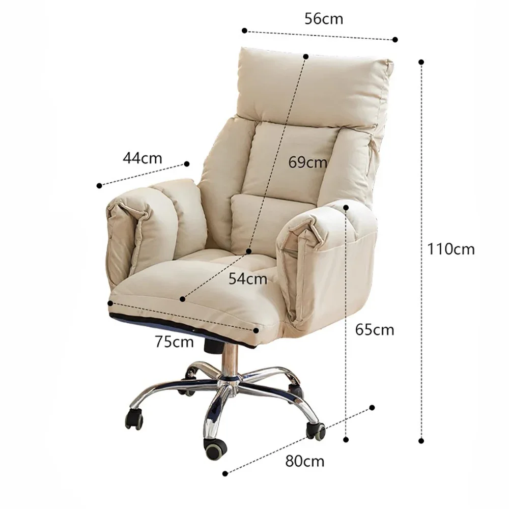 Modern Comfortable Office Chair Armrest Decoration Swivel Study Gaming Chair Relax Luxury Chaise De Gaming Office Furnitur