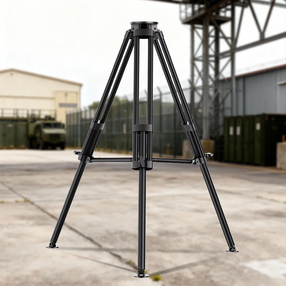 Heavy Duty Professional Tripod 110/200/300kg Load –Aluminum Industrial Stand for Antenna/Instrument/Outdoor Gear Customizable