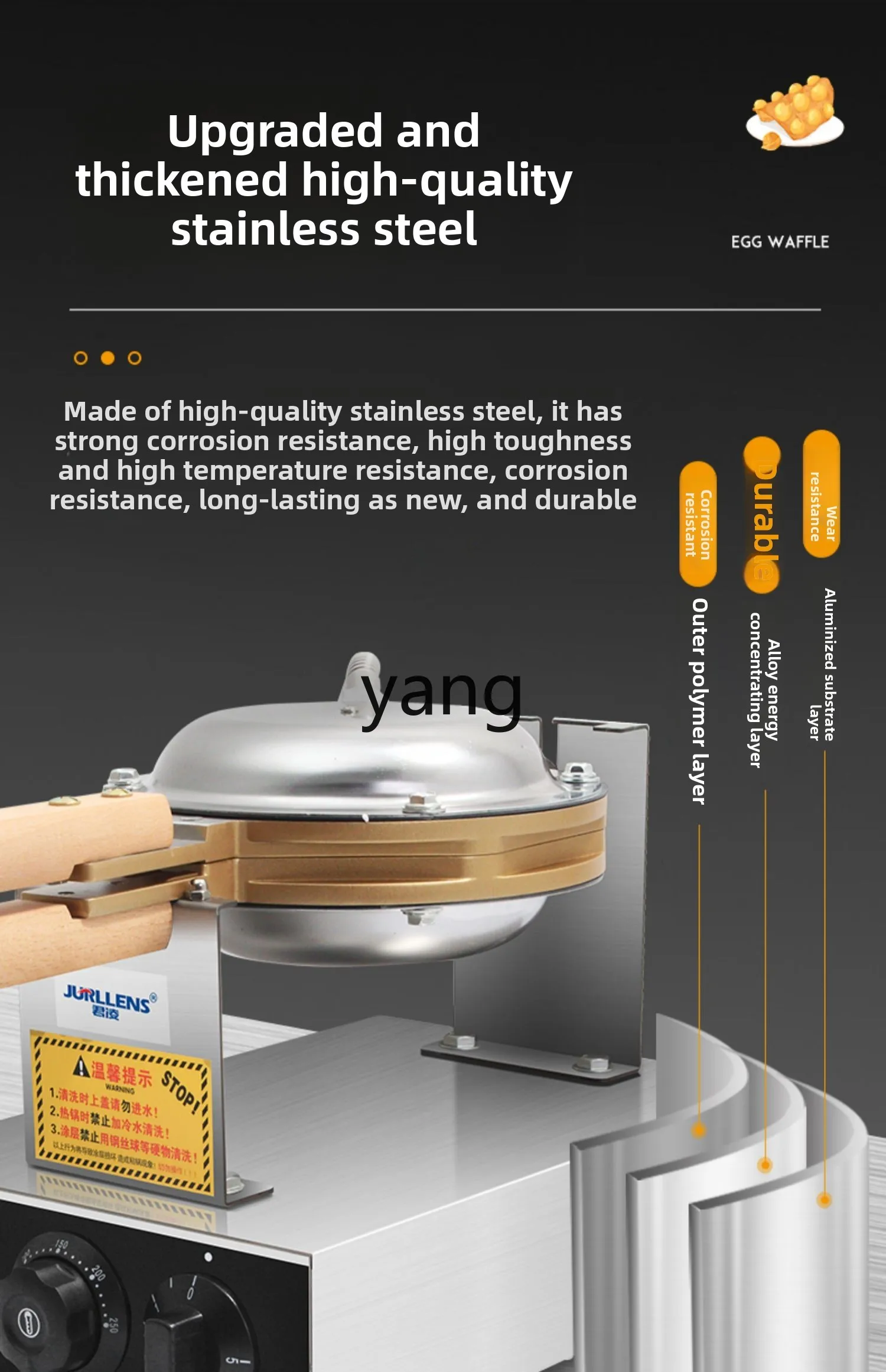 CX commercial Hong Kong-style household electric heating gas egg cake machine