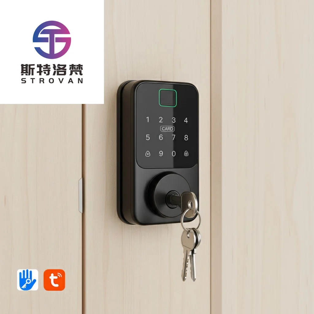 

STLF SOURCE PRICE Deadbolt Door Lock Biometric Tuya Ttlock Wifi Digital Smart Electronic Door Lock