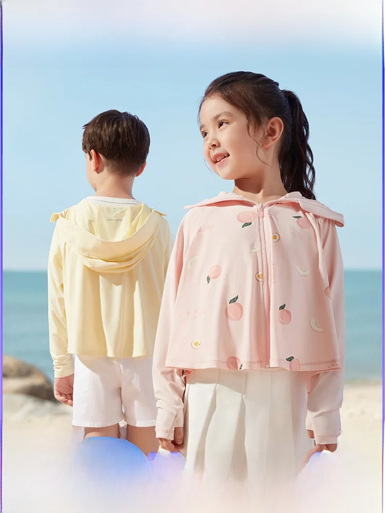 

Детская легкая дышащая солнцезащитная одежда Bananain: летняя повседневная одежда для активного отдыха