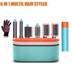 Multi-Styler 6 in 1 Ionic Hair Styler 1600w High Speed Blow Dryer Brush Fast Drying with Auto Wrap Curler Air Hair Dryer Brush