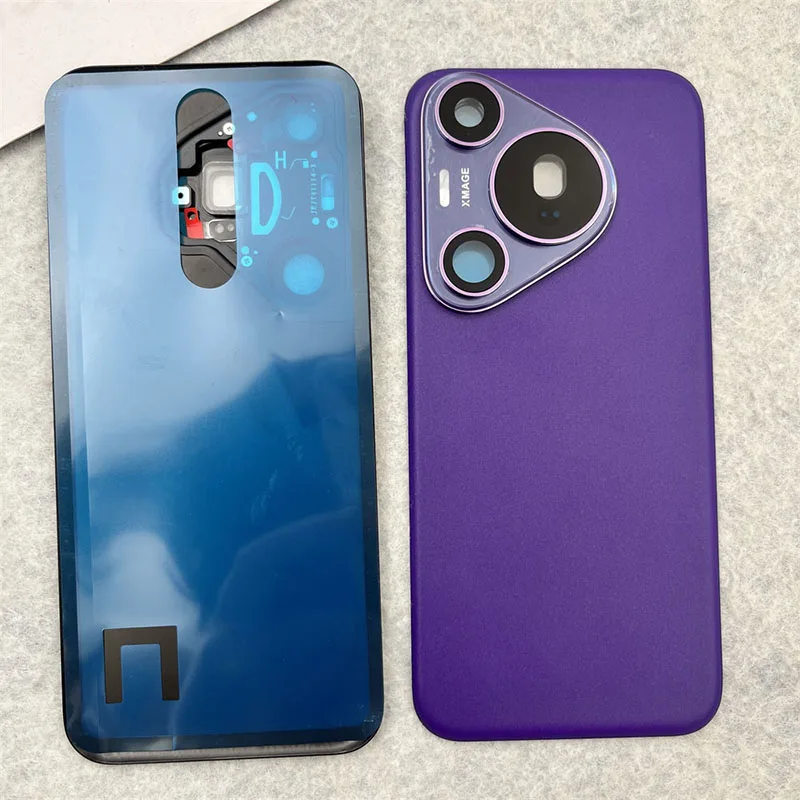 Rückgehäuseabdeckung für Huawei Pura 70 Pro, Batterieabdeckung, Rückklappe, Ersatzgehäuse, Reparatur-Ersatzteil für Pura70 Pro mit Kameralinse