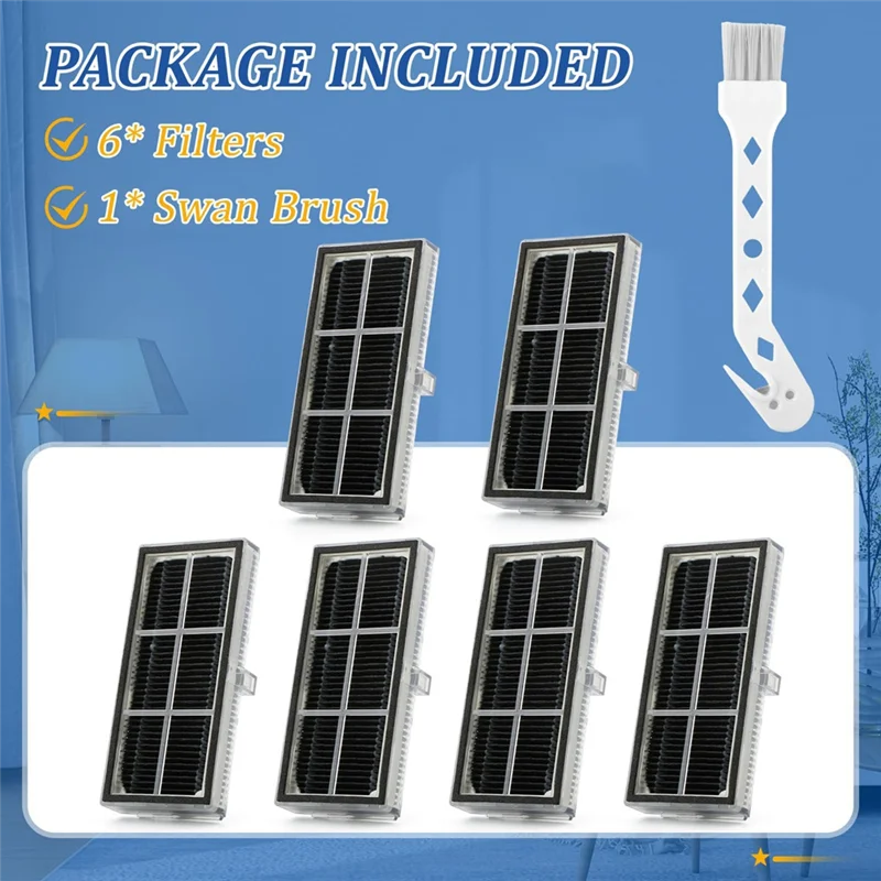 Filtros HEPA de repuesto para aspiradora de AT28 para Dreame X40 Ultra/L10s Pro Ultra Heat/X30 Ultra/X30 Pro Plus, repuesto