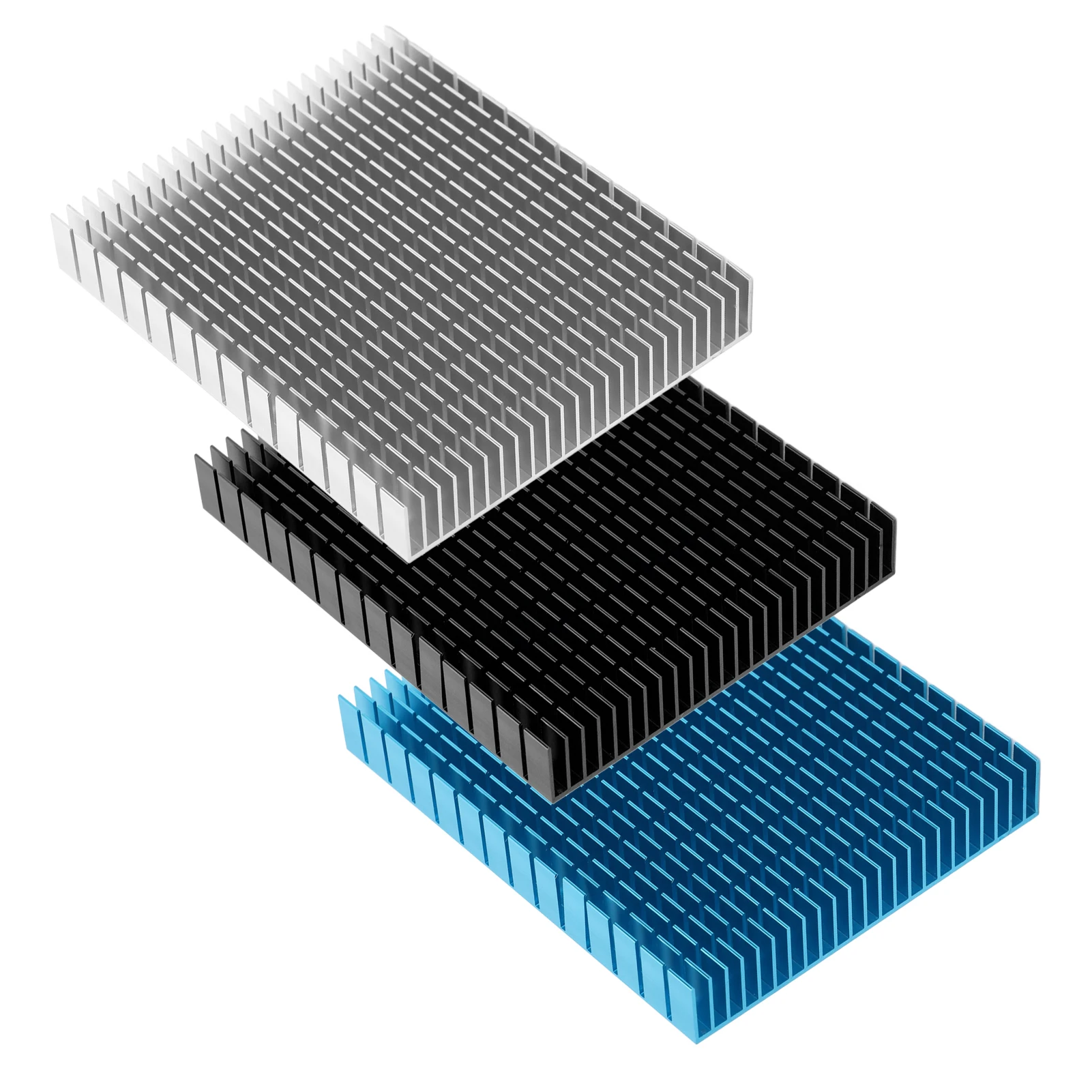 Chip Heat Sink Aluminium Heatsink Cooler 150X120X20mm Cpu Amplifier PCB Cooling Heatsink High Power Cooling Block Radiator