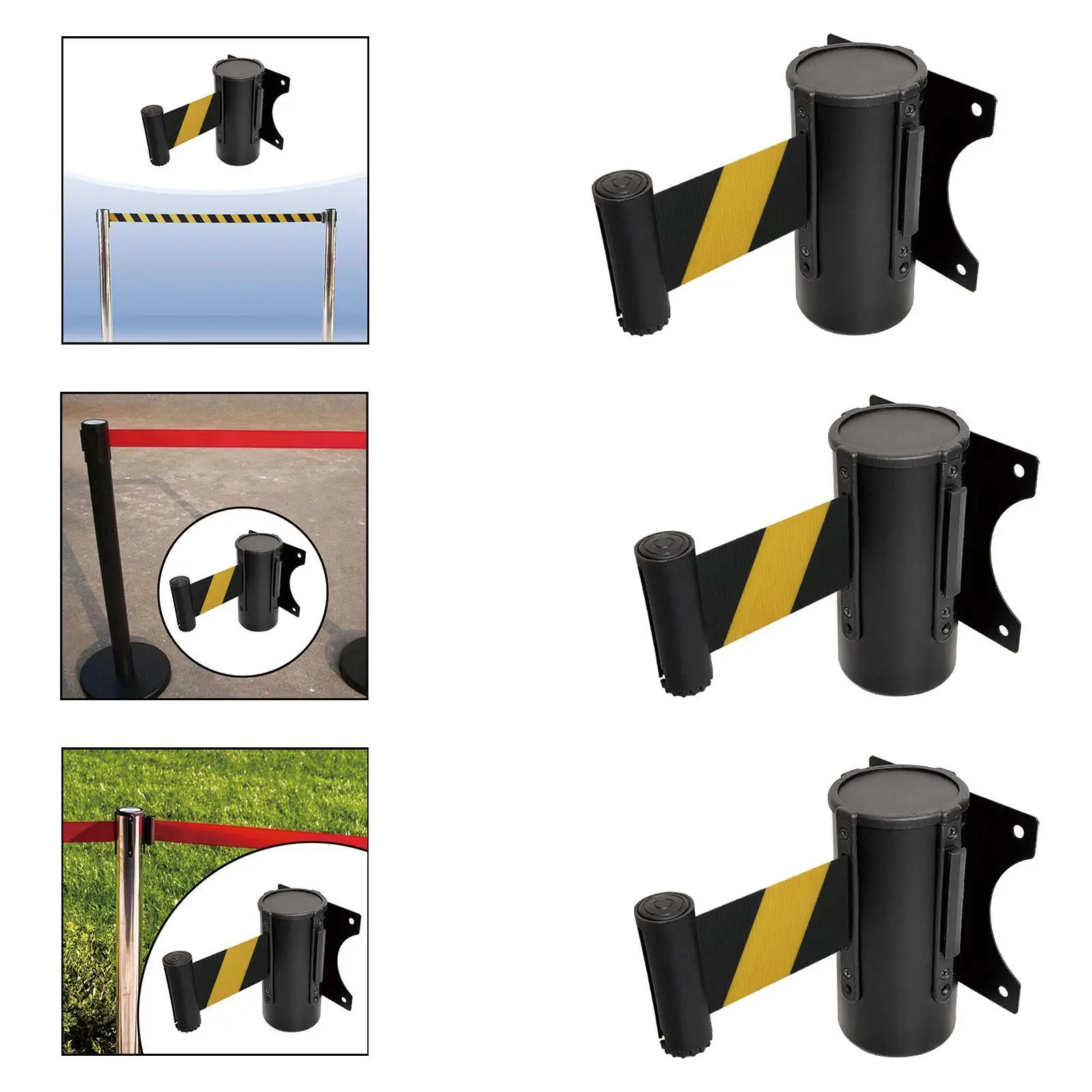 Выдвижной поясной барьер, настенное крепление, прочное для банкнот, школьных места для билетов