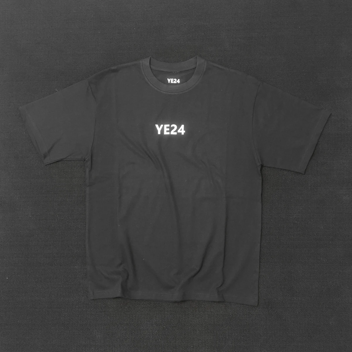 

Yao Fashion YE24 Kanye Casual Tee 100% Cotton Oversize Streetwear HipHop Summer Tops Tee Vintage Loose Simple T ShirtFor Men