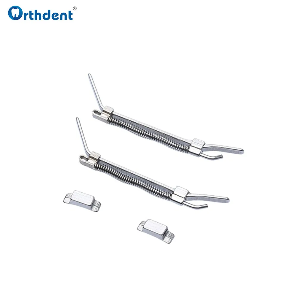 2Pcs/Pack Dental Orthodontic Molar Pusher Arch Expander Bracket Buccal Tubes Stainless Steel Dentistry Lab Tools For Dentist