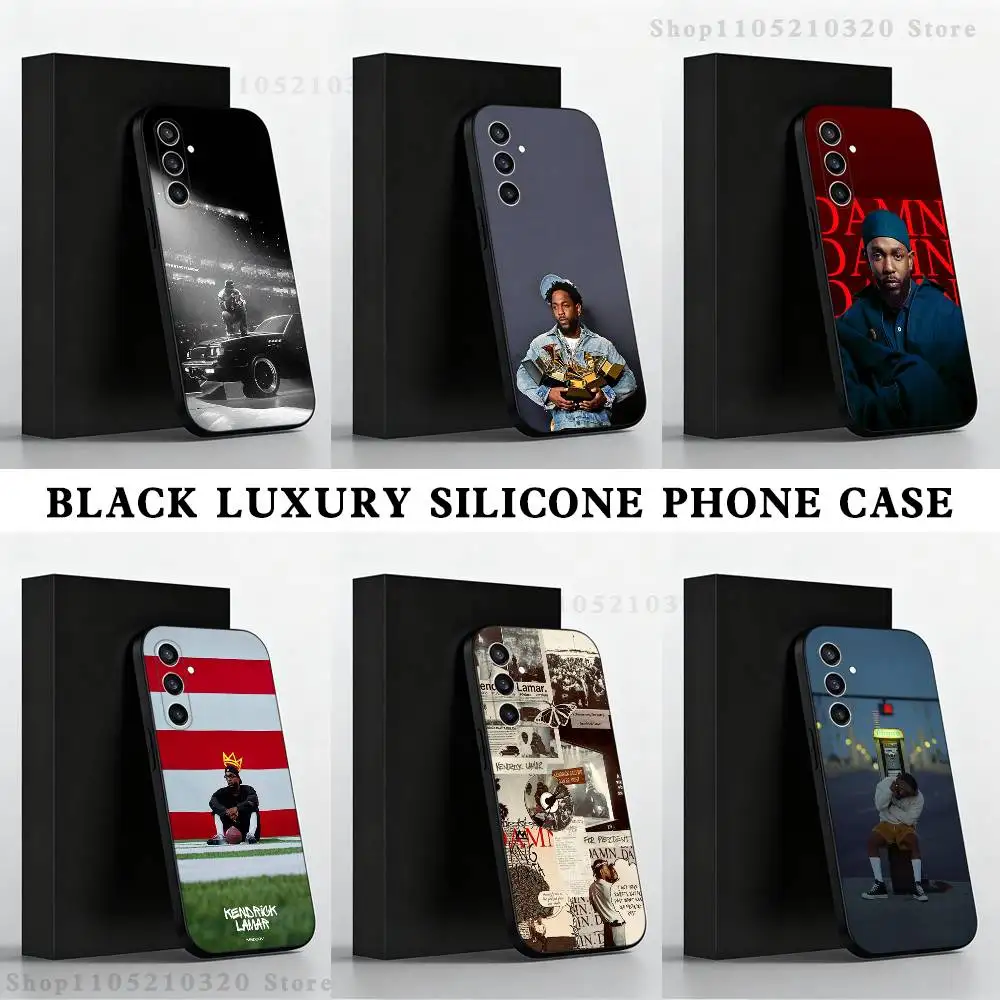 rapper k-kendrick l-lamar Phone Case  For Samsung S 25,24,23,22,30,21,10,9,Ultra,Plus,Lite,FE,4,5 G Black Soft Case