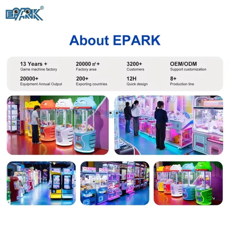 Super Claw Mini Arcade Crane Machine Cheap Doll Vending Toy Coin Operated 1-Year Warranty Metal Construction English Language