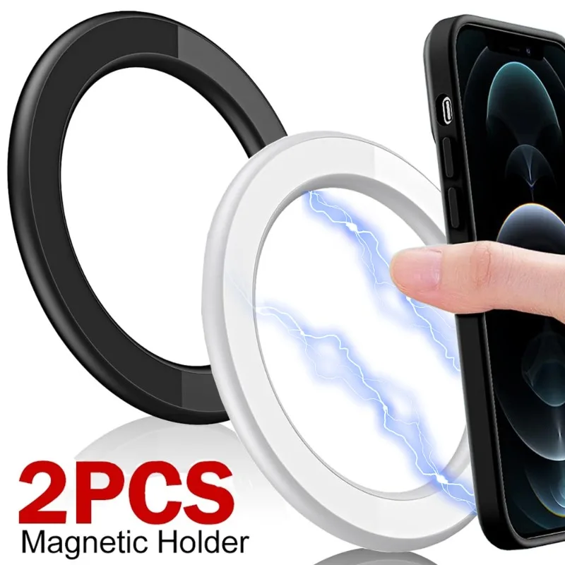 For iPhone 15 14 13 Pro Magsafe Magnetic Ring Wall Mounted Phone Holder Magnet Bracket Self-adhesive Car Phone Mount Stand