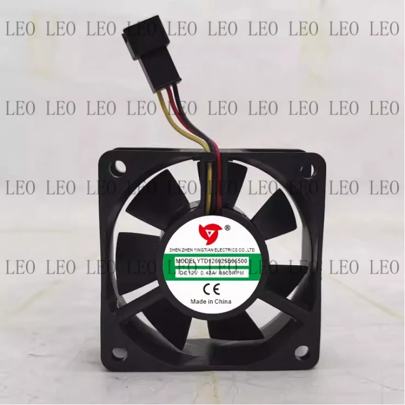 

SL For YINGTIAN YTD126025B0650 -0 12V 0.42A 3-Wire Cooling Fan