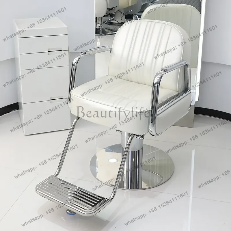yj9 New hair salon chair High-end hair salon special barber shop rotatable lift perm, dyeing and cutting chair