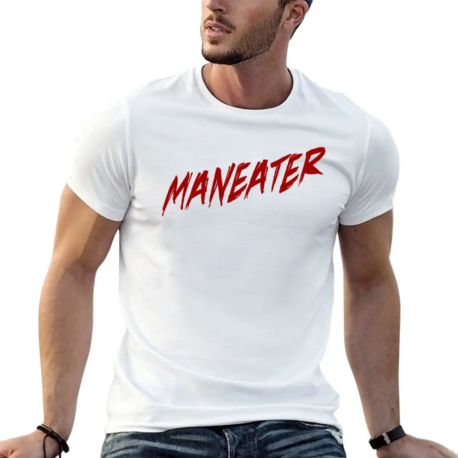 

MANEATER T-Shirt t shirt custom print man t shirt heavy cotton T-Shirt