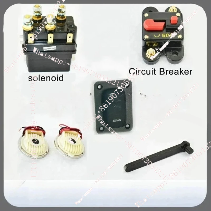 

Customizable DC Electric Winch Anchor Winch 12/24v Motor 600W Max. Load 190 kg Rope Size 12 mm