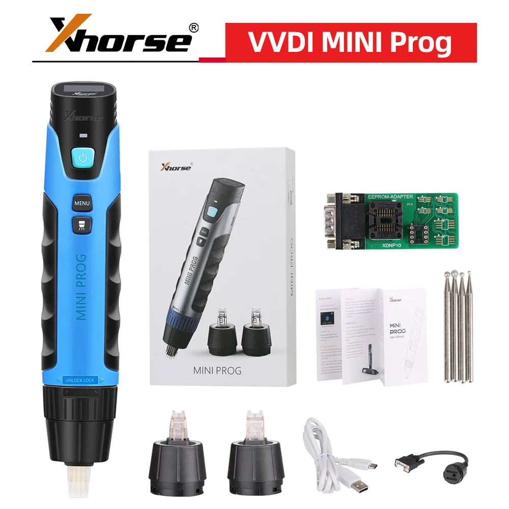 

Программатор чипов Xhorse VVDI MINI Prog, мощный чип-программатор, работает с приложением Xhorse на IOS и Android