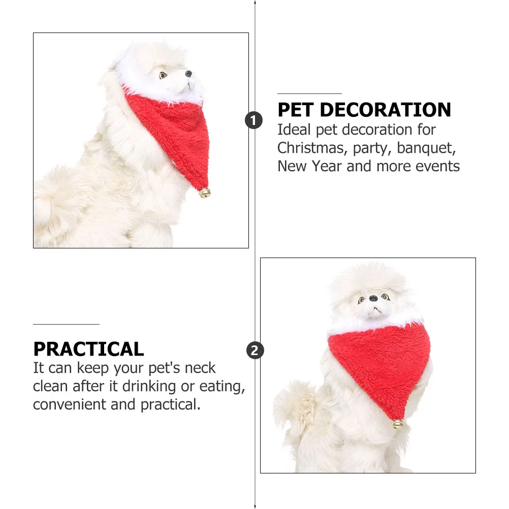 

Christmas Pet Collar Collar Practical Durable Polyester Unique Design Festive Atmosphere Joyful Gifts Pets Party Banquet