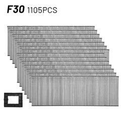 1105Pcs 10mm/15mm/20mm/25mm/30mm Brad Nails 304 Stainless Steel Air Gun Nails For Woodworking Furniture DIY